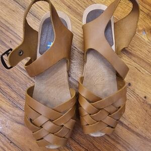 MIA Dream Weaver Strappy Woven Clog Sandals Size 39 RUN SMALL